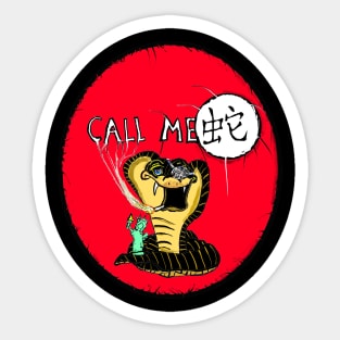 Call me snake Sticker